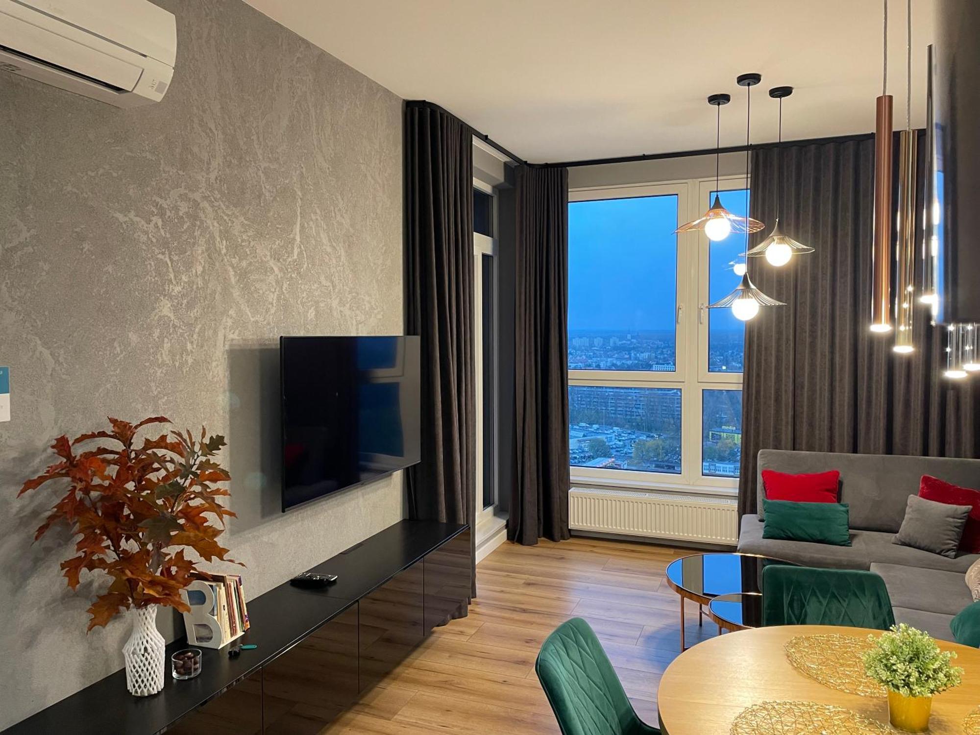 Praga 23Rd Floor High-Class Apartment Varşova Dış mekan fotoğraf